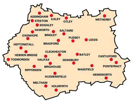 Yorkshire towns, Leeds bradford, Yorkshire