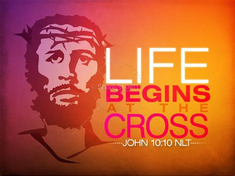 Jesus on the Cross PowerPoint Template | Clover Media