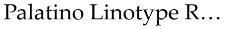 Palatino Linotype Font | Webfont & Desktop | MyFonts