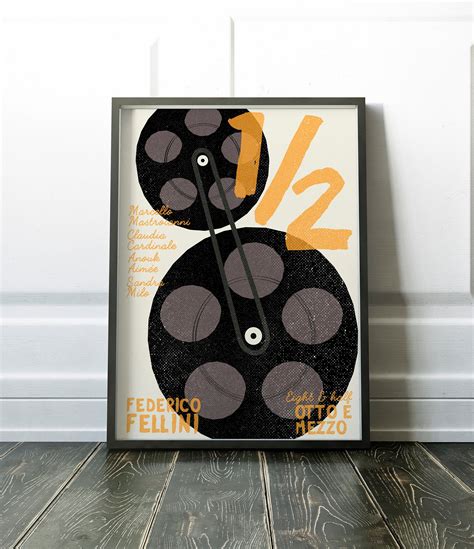 Federico Fellini 8 and 1/2 Eight and Half Italian Cinema - Etsy | Film ...