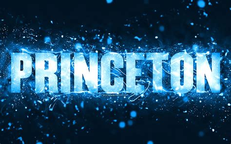 1920x1080px, 1080P Free download | Happy Birtay Princeton, , blue neon ...