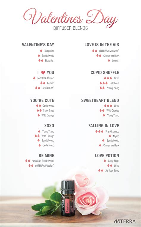 10 Diffuser Blends for Valentine's Day | Oil diffuser blends, Essential oil blends, Essential ...