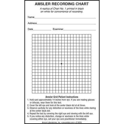 Amsler Recording Pad