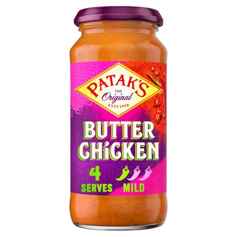 Patak's Butter Chicken Curry Sauce 450g | Indian and Curry Sauces ...