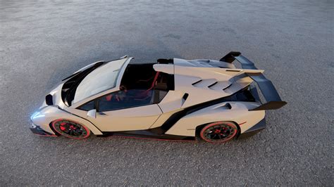 Lamborghini Veneno Roadster - 3D Model by AlphaGroup