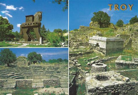 A Journey of Postcards: Archaeological Site of Troy | Turkey