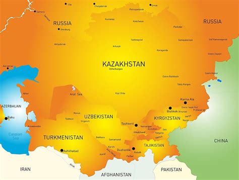 Landlocked Countries In Asia - WorldAtlas