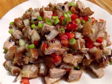 Casa Baluarte Filipino Recipes: Crispy Sisig Recipe