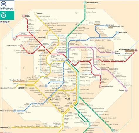 Metro Paris Map Zones - South Carolina Map