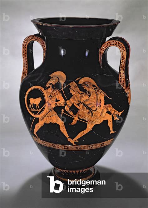 Attic red-figure belly amphora depicting the Abduction of Antiope with ...