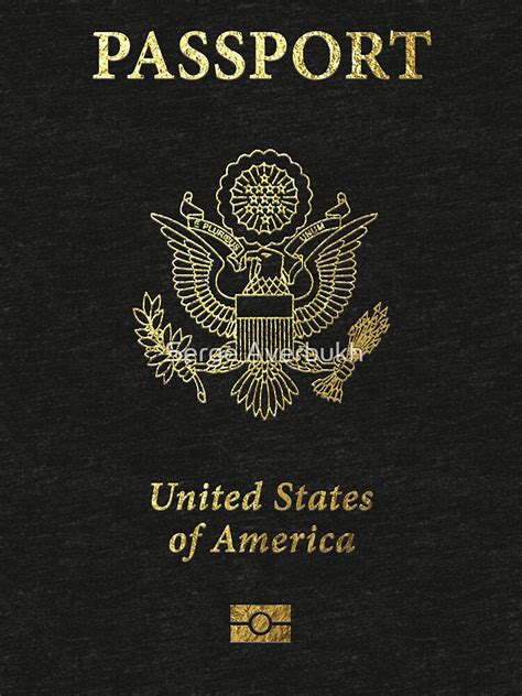 "American Passport Cover " T-shirt by Captain7 | Redbubble