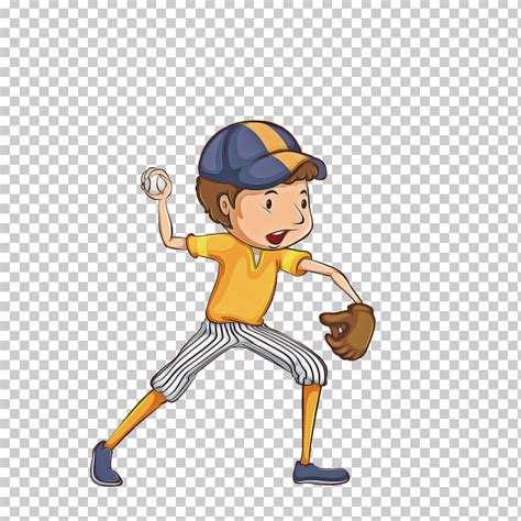 Cartoon Baseball Player Baseball Throwing A Ball Basketball Player PNG, Clipart, Ball, Ball Game ...