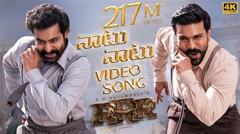 Naatu Naatu Full Video Song (Telugu) [4K]| RRR Songs | NTR,Ram Charan | MM Keeravaani | SS ...