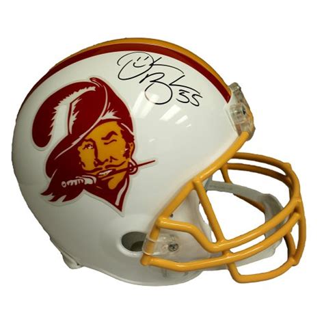 Derrick Brooks Autographed Tampa Bay Buccaneers Throwback Riddell Speed ...