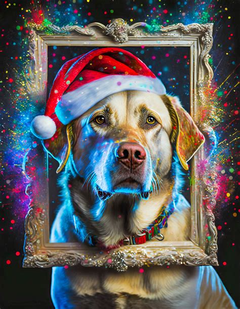 Dog, Labrador, Christmas Day Free Stock Photo - Public Domain Pictures
