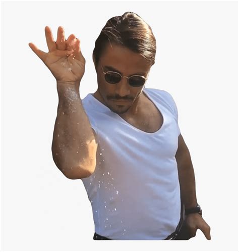 Salt Bae No Background , Png Download - Funny Meme Stickers For ...