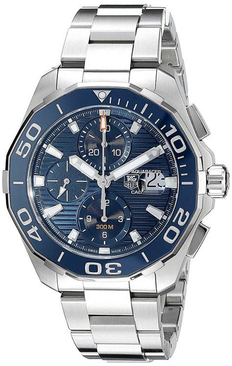 TAG HEUER Aquaracer Calibre 16 Chronograph AUTO Watch CAY211B.BA0927 ...