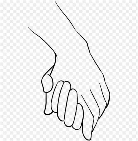 How To Draw Holding Hands - Holding Hands Drawi PNG Transparent With Clear Background ID 182602 ...