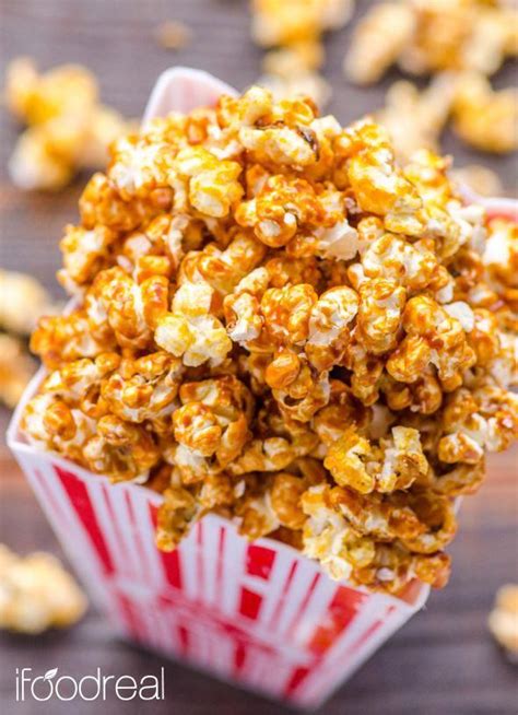 Healthy Caramel Popcorn - vegan, gluten free & clean sweet popcorn ...