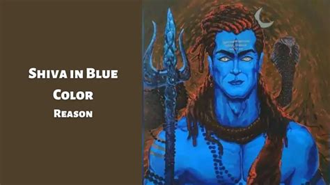 Do you know why Shiva is Shown in Blue Color? - eAstroHelp