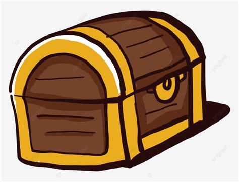 Treasurefilled Wooden Chest, In Vector On, Brown, Illustration PNG Transparent Image and Clipart ...