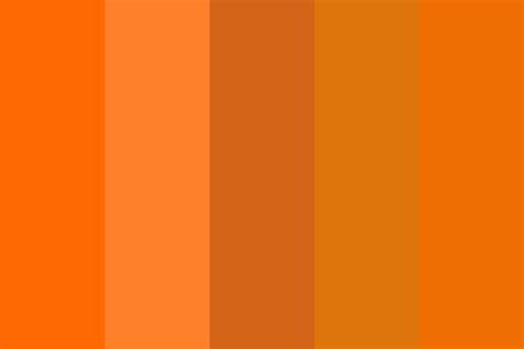 Orange Shades Color Palette