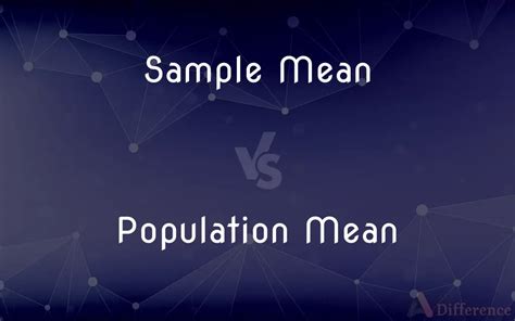 Sample Mean vs. Population Mean — What’s the Difference?