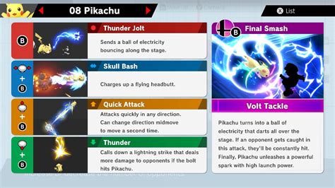 Smash Ultimate Pikachu Guide - Moves, Outfits, Strengths, Weaknesses