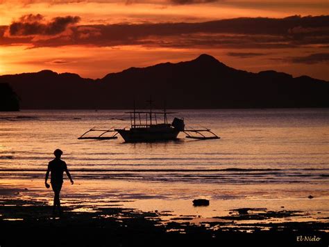 Sunset over Bacuit Bay. | Philippines, Sunset, Palawan