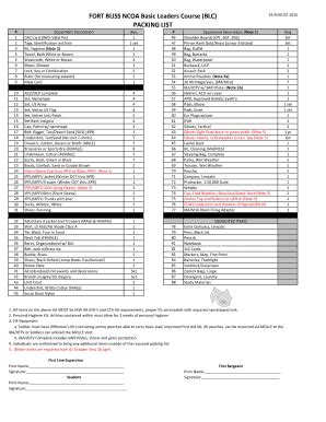 Blc Packing List 2015-2024 Form - Fill Out and Sign Printable PDF Template | airSlate SignNow