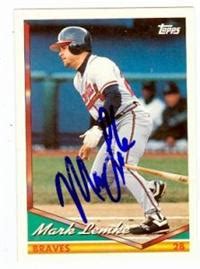 Mark Lemke autographed Baseball Card (Atlanta Braves) 1994 Topps #23