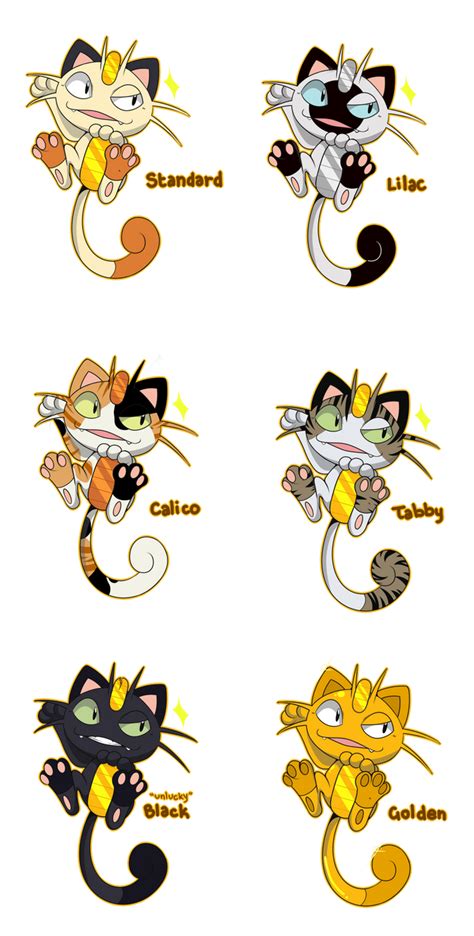 PKMN: Meowth Variations by Dexsterpieces on DeviantArt | Pokemon meowth ...