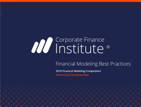 Financial Modeling Best Practices - Eloquens