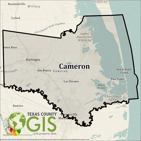 Cameron County Texas Map - Alaine Leonelle