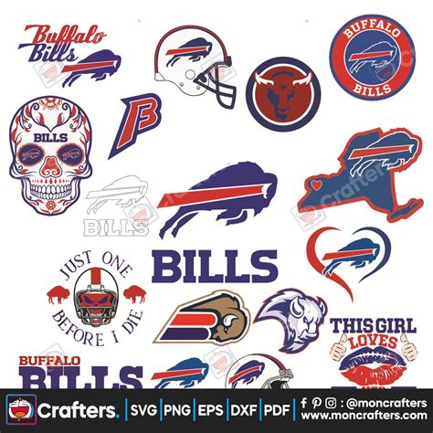 Buffalo Bills Logo Bundle Svg, Football Team Logo Svg, Buffalo Bills ...