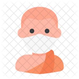 Buddhist Icon - Download in Flat Style