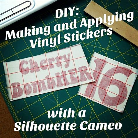 DIY: Making and Applying Vinyl Stickers - Its me, Megan