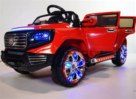 Big 4 Doors CAR for Kids (Model SX1528) Battery Operated Ride On Car with Control Parents Red ...
