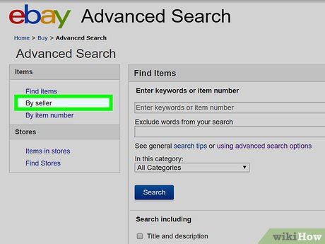 How to Find a Seller on eBay by Name, Email, or Item Number