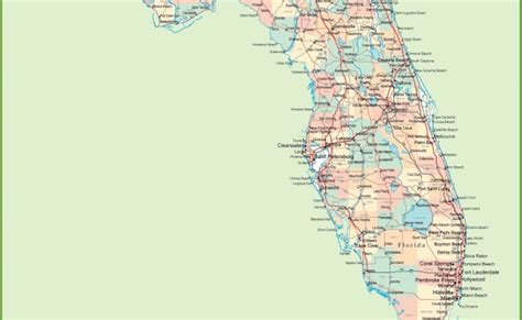 6 Best Images Of Florida State Map Printable Printable Florida Map With ...