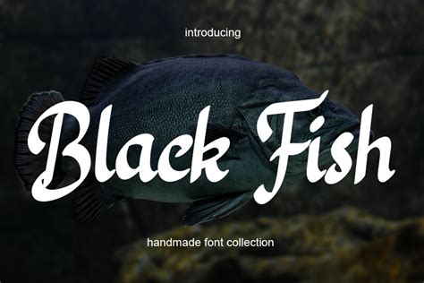 Black Fish Font by AA studio · Creative Fabrica