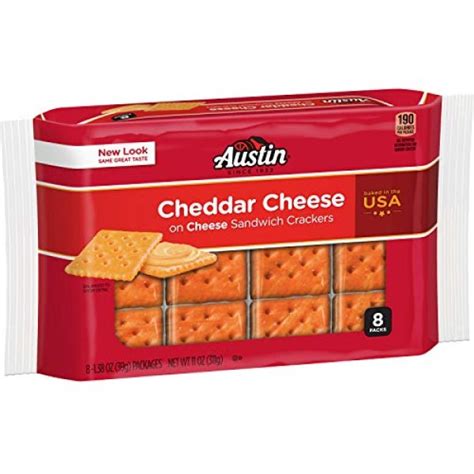 Austin, Sandwich Crackers, Cheddar Cheese on Cheese Crackers,