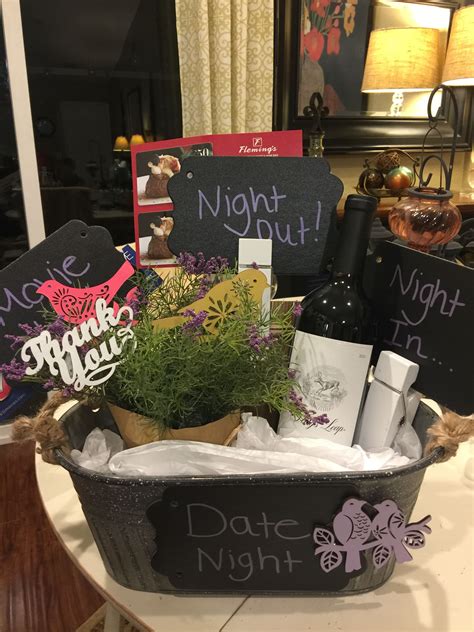 date night gift basket delivery - Gia Burnett