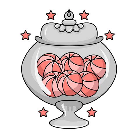 candy sweet in jar illustration 34523109 Vector Art at Vecteezy