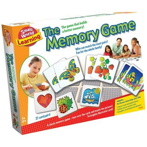 Learning Memory Game - Board Games by Small World (9722070) - Walmart ...