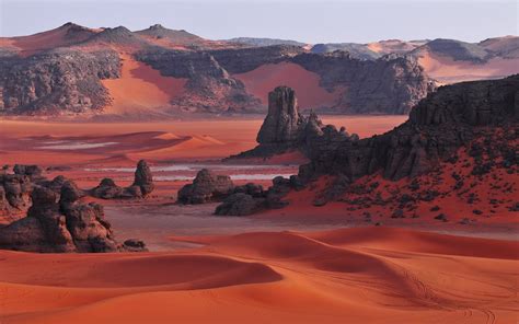 Download Sahara Algeria Photography Tassili N'Ajjer HD Wallpaper by Giuglio Gil