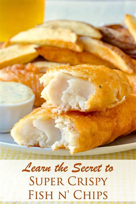 Super Crispy Fish and Chips - learn the secret to crispy batter!