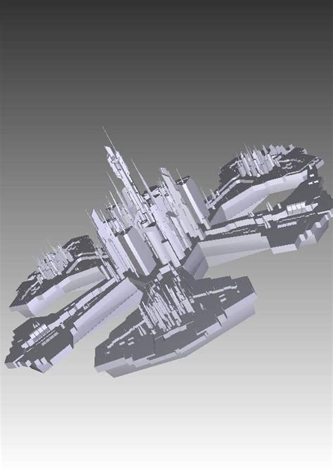 stargate atlantis city 3d model