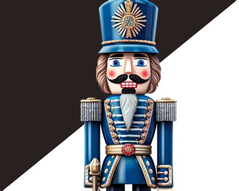 Nutcracker Soldier Blue Christmas Clipart By Tanya Kart | TheHungryJPEG