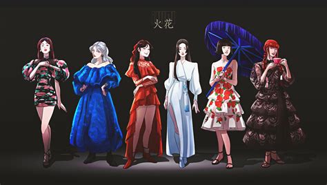 ArtStation - [KPOP] (G)I-DLE / HWAA 火花 Line Up